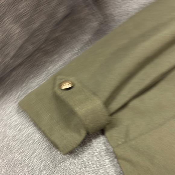 Modcloth olive Buttoned Blazer - Picture 6 of 8